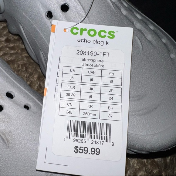 Crocs Echo Clog Atmosphere Gray - Picture 7 of 10